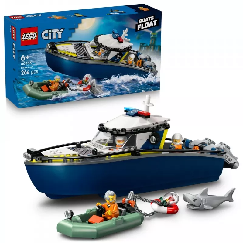 LEGO CITY 60456 Policijas laivas vajāšana