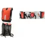 Velosoma sānu soma FISCHER 86282 ūdensnecaurlaidīga sarkana/melna PVC poliesters, viena soma