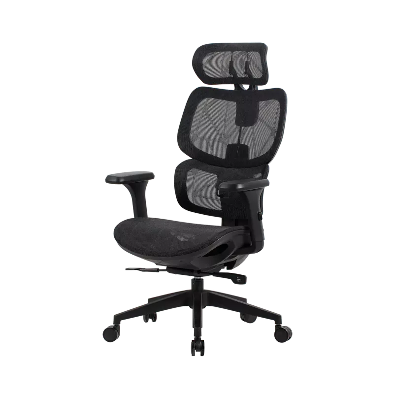 Onex Gaming Biroja krēsls | Ventra Premium siets | melns