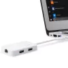 Edimax EU-4308 klēpjdatora doks/porta replikators USB 3.2 Gen 1 (3.1 Gen 1) Type-C balts