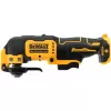 Oscilējošais daudzfunkciju instruments DeWalt DCS353NT-XJ, bezsuku motors, bezvada, 12 W, 840 g, melns/dzeltens