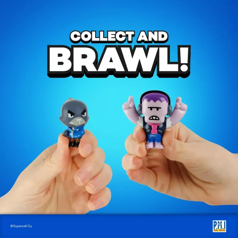 BRAWL STARS S1 FIGŪRIŅAS - 8 GAB. DELUXE KASTĪTE VER.C