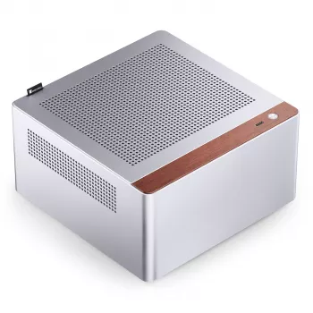 PC korpuss Jonsbo N10 mini tornis ITX sudraba