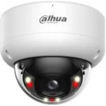 Dahua WizSense kupola IP videokamera IPC-HDBW3849E-AS-IL — 3840×2160, griestu montāža, vadu, melna