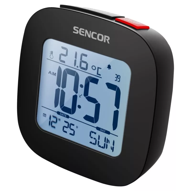 Sencor SDC 1200 B pulkstenis ar modinātāju, melns