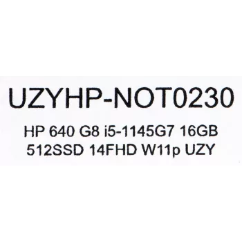 HP ProBook 640 G8 i5-1145G7 16GB 512GB SSD 14 FHD Win11pro Lietots