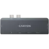 Canyon DS-5 USB 2.0 Type-C pelēks SD karšu lasītājs 60 Hz