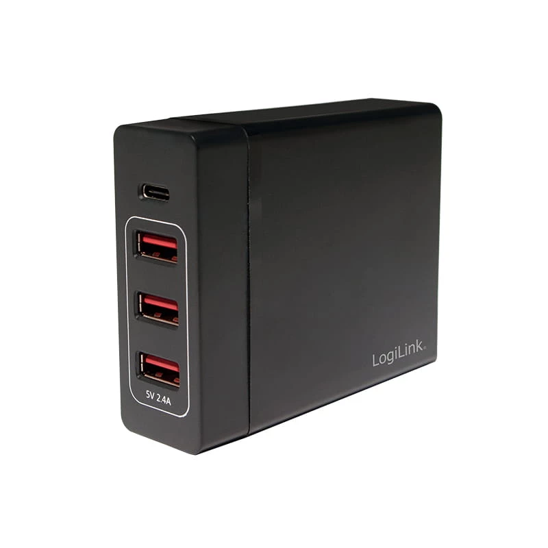 Iekštelpu lādētājs LogiLink PA0122 Universal Melns USB