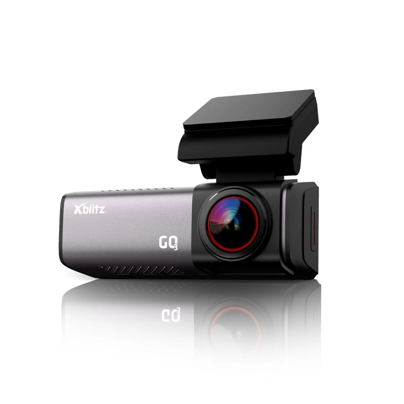 Auto videoreģistrators Xblitz GO3 Full HD 2K (2560x1440) 140° IMX335, 60 kadri/s, GPS, 2 collu displejs, stāvēšanas režīms, MicroSD līdz 128GB