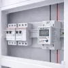 Elektrības skaitītājs QOLTEC vienfāzes DIN-iežugam 230V (MPN 50979)
