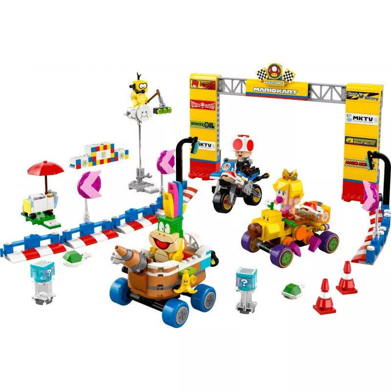 Bricks Mario Kart - Baby Peach & Grand Prix komplekts