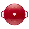 Staub cepešpanna Chistera 28cm apaļa ķiršu sarkana 40511-474-0 405114740 (40511-474-0)