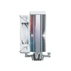 Gaisa dzesētājs Montech NX400 ARGB 120 mm balts — 270 W TDP, FDB, 156×74×120 mm