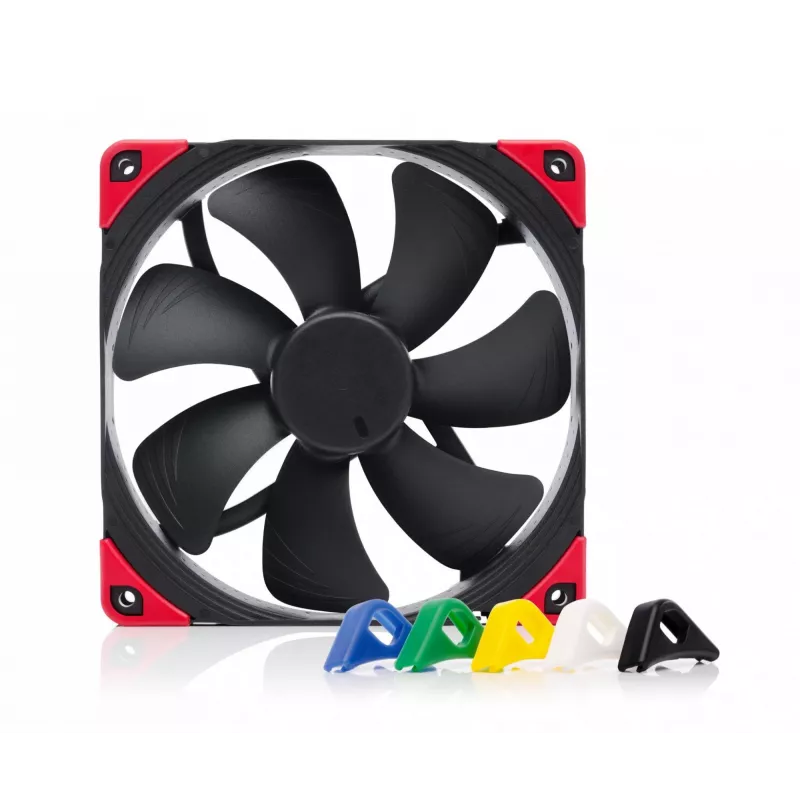 140 mm Noctua NF-A14 PWM chromax.Melns.swap korpusa ventilators, 12V, 300–1500 RPM, PWM, 140.2 m³/h, 24.6 dB