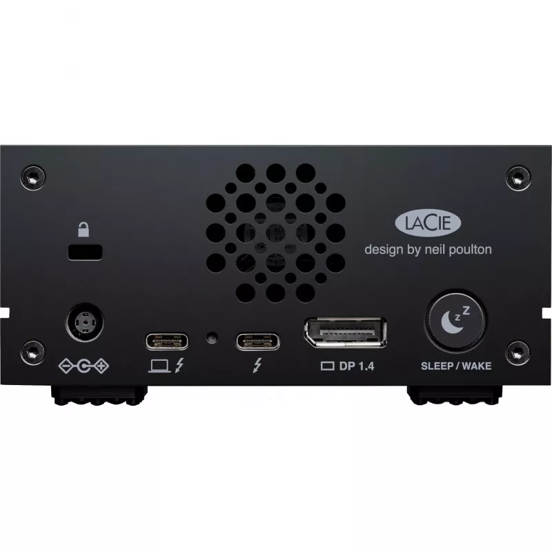 LACIE 1big Dock 8TB Thunderbolt 3 + USB 3.1 8,9 cm 3,5 collas MAC PC pelēks