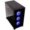 CORSAIR iCUE 4000X RGB rūdīta stikla vidējā torņa melns korpuss