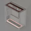 HAVN HS 420 ventilatoru kronšteini 360 mm radiatoriem - balts