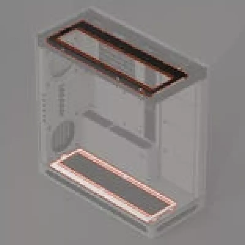 HAVN HS 420 ventilatoru kronšteini 360 mm radiatoriem - balts