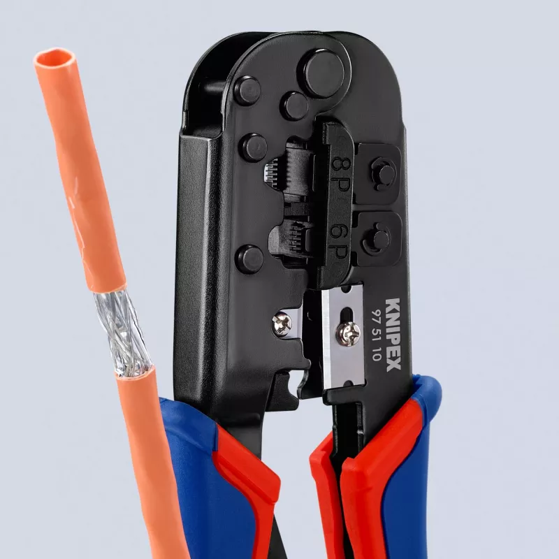 Kabeļu presēšanas knaibles Knipex 97 51 10 SB