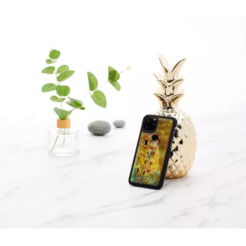 Viedtālruņa maciņš iKins iPhone 11 Pro — melns, aizsargājošs mīksts vāciņš