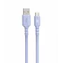 TB kabelis USB-a - USB-C purple 1m