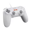 Vadu spēļu kontrolieris GameSir T3 Lite WT balts — ergonomisks vadu kontrolieris saderīgs ar datoru