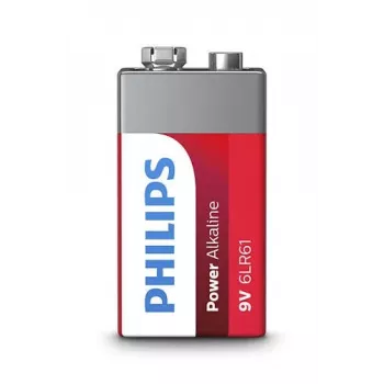 Vienreizlietojama baterija Philips Power Alkaline Battery 6LR61P1B/10