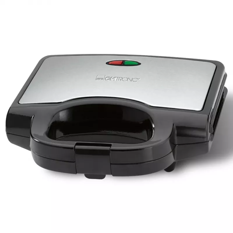 Clatronic ST 3778 sandviču gatavotājs 750 W Melns, nerūsējošais tērauds