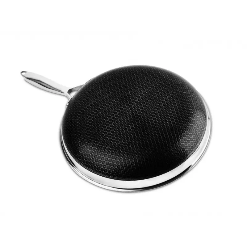 Cepamā panna KOHERSEN NX CERAMIC 24 cm, nerūsējošā tērauda korpuss, NX CERAMIC nepiedegošs pārklājums, piemērota indukcijai, ar vāku