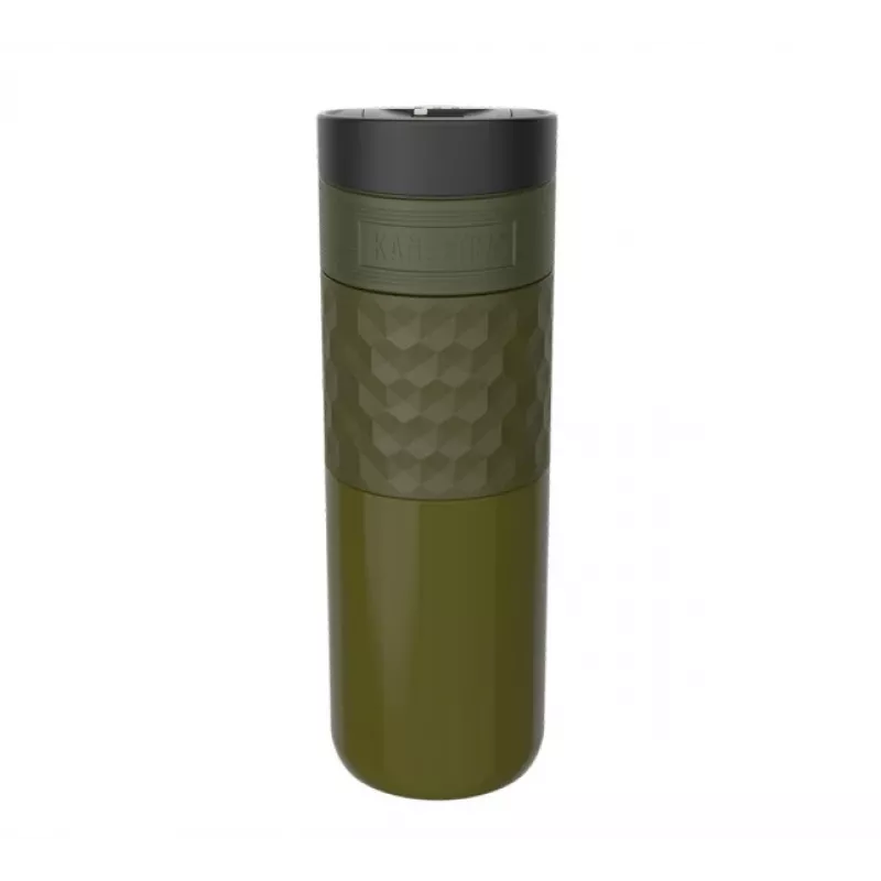 Termokrūze Kambukka Etna Grip 500 ml, nerūsējošā tērauda vakuuma, pretizliešanas, zaļa, 7,1 cm diametrs