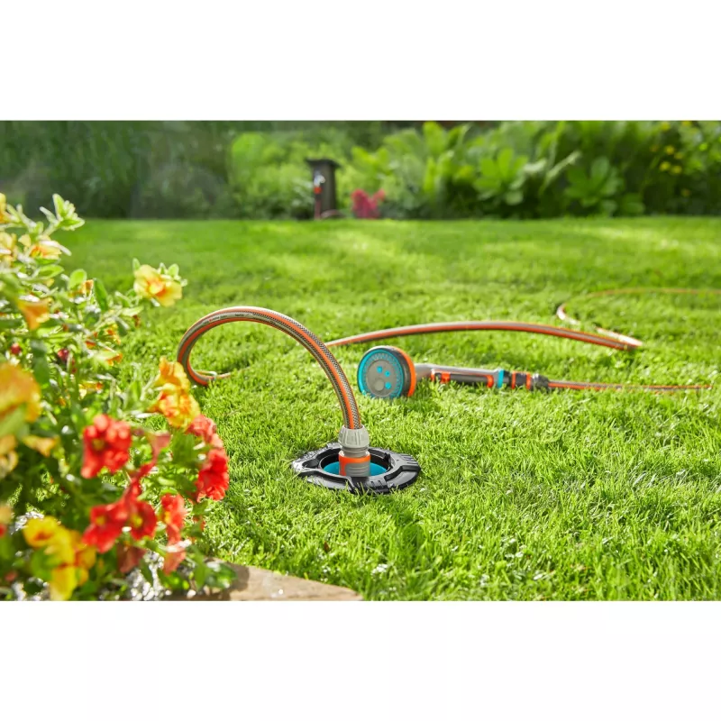 Apļveida ūdens smidzinātājs Gardena 8270-20 Plastmasa Melns