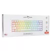 Vadu mehāniskā tastatūra White Shark Shinobi-2 (GK-004211) — ASV izkārtojums, sarkanie slēdži, balta