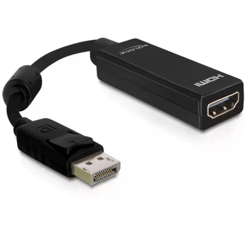 Video kabeļa adapteris DeLOCK 61849 0,125 m DisplayPort uz HDMI