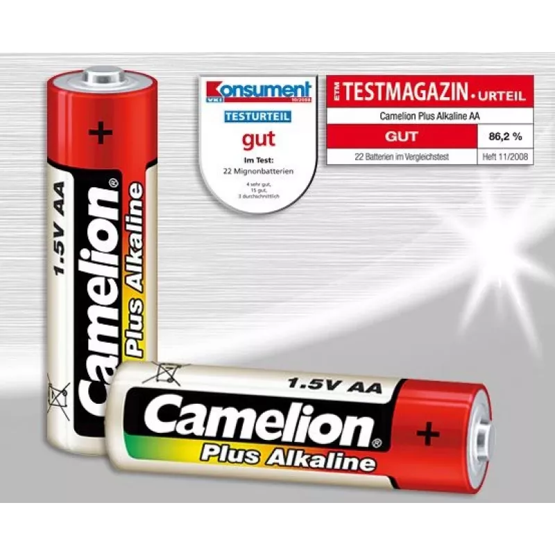 Vienreizējās lietošanas baterija AA Camelion LR6-BP10