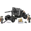 Konstruktoru komplekts Cobi Building Blocks 8,8 cm Flak ar piekabi — 360 gabali