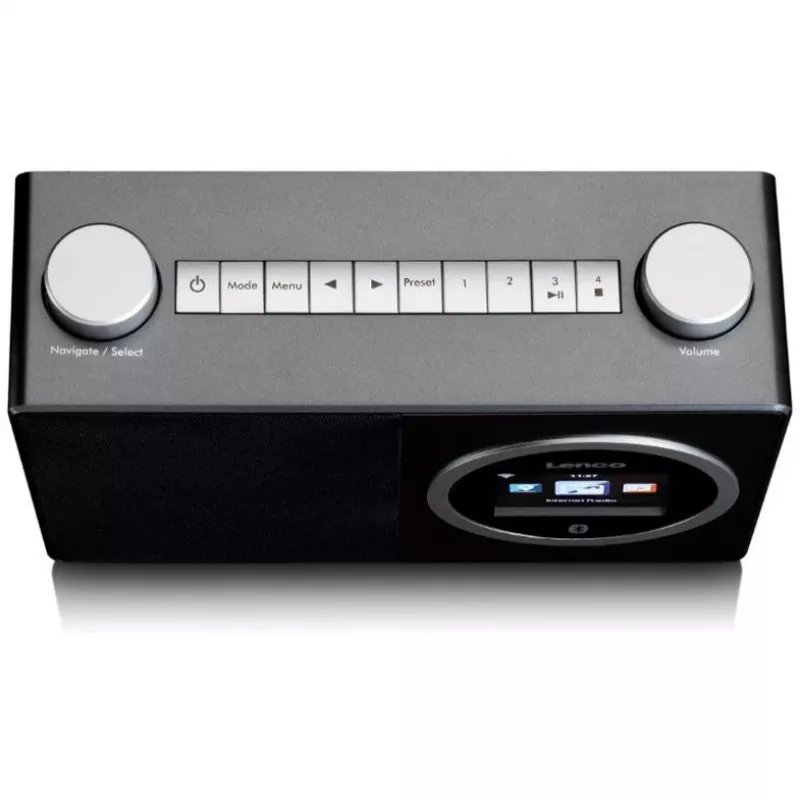 Lenco DIR-70 - Tīkla audio atskaņotājs - 3 W (kopā) - Melns (DIR-70BK)