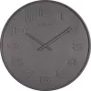 NeXtime klok 3095gs Wood Wood Big, Ø52.8 cm, Siena, Pelēka