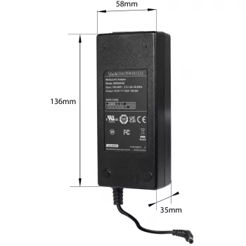 Barošanas bloks ALLNET EM10951M 54V 1.85A izeja, 5.5×2.1 mm DC savienotājs