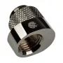 Adapteris BitsPower X-Cross G1/4 collas vīriešu uz G1/4 collas sieviešu, 5 mm nobīde, spīdīgi melns