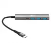 Goobay Slim 4-Port USB-Hub USB-C uz/USB-A 5 Gbit/s - -Plug> 1x (76562)