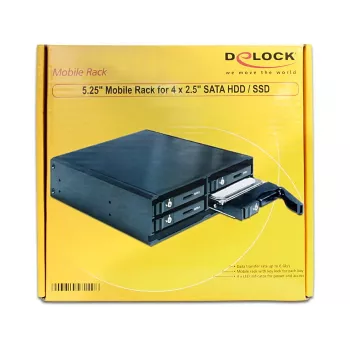 DeLOCK 47220 disku nodalījuma panelis, melns