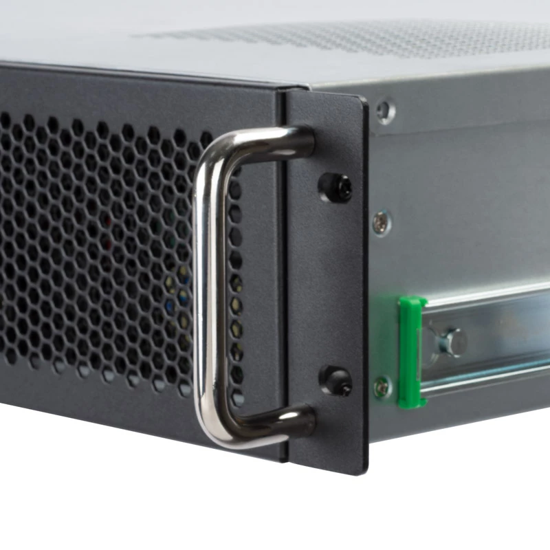 SilverStone RM23-502 Rackmount Server Chassis, ATX, USB 3.0 - 2U - Melns