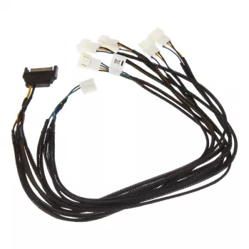 Akasa Flexa FP5S PWM sadalītāja kabelis (5 ventilatoriem) - ar apvalku, 45 cm (AK-CBFA07-45)