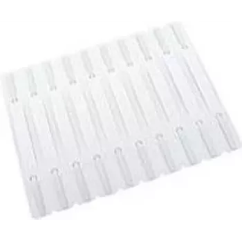 Iesiešanas sloksnes Soennecken 1554293, plastmasas baltas, 2 x 15 cm, 100 gab./iepakojumā