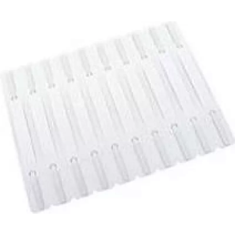 Iesiešanas sloksnes Soennecken 1554293, plastmasas baltas, 2 x 15 cm, 100 gab./iepakojumā