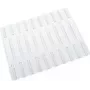 Iesiešanas sloksnes Soennecken 1554293, plastmasas baltas, 2 x 15 cm, 100 gab./iepakojumā