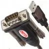 UNITEK Y-105 seriālais kabelis Melns 1.5 m USB Type-A DB-9