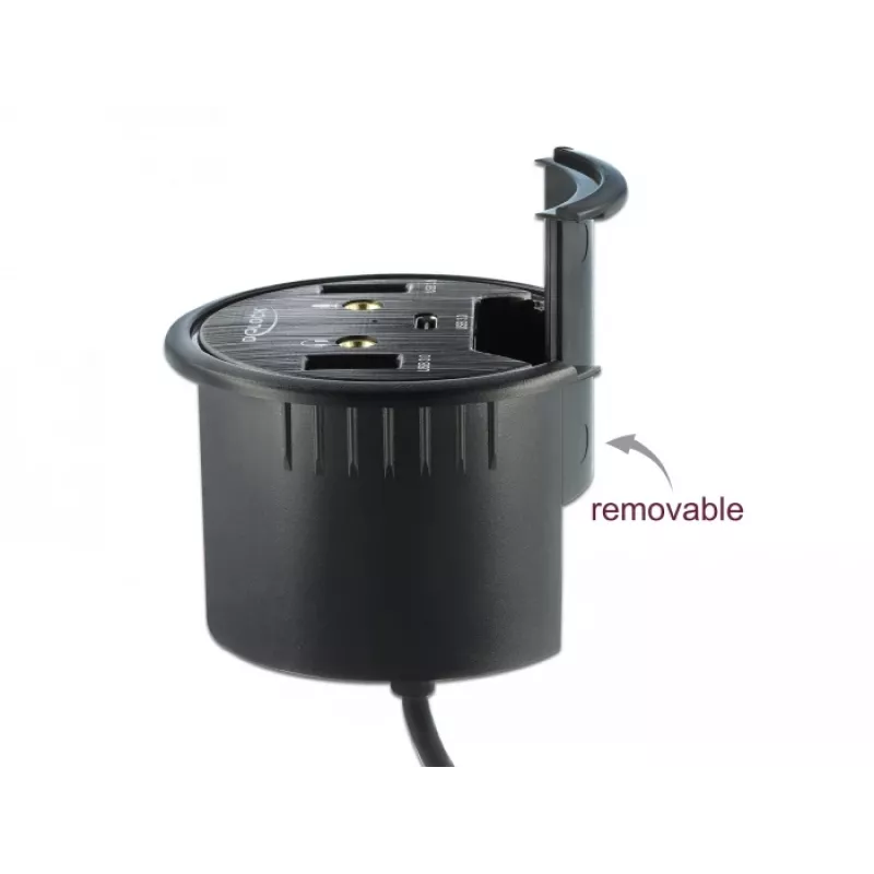 Galddatora iebūvējamais centrs USB DeLOCK 3 portu 62794