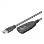 USB kabelis Goobay 5m USB 3.0 USB 3.2 Gen 1 USB A melns