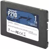 2,5 collu SATA III SSD PATRIOT P210 1 TB — 500 MB/s lasīšana, 400 MB/s rakstīšana, 7 mm augstums